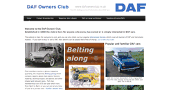 Desktop Screenshot of dafownersclub.co.uk
