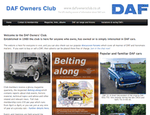 Tablet Screenshot of dafownersclub.co.uk